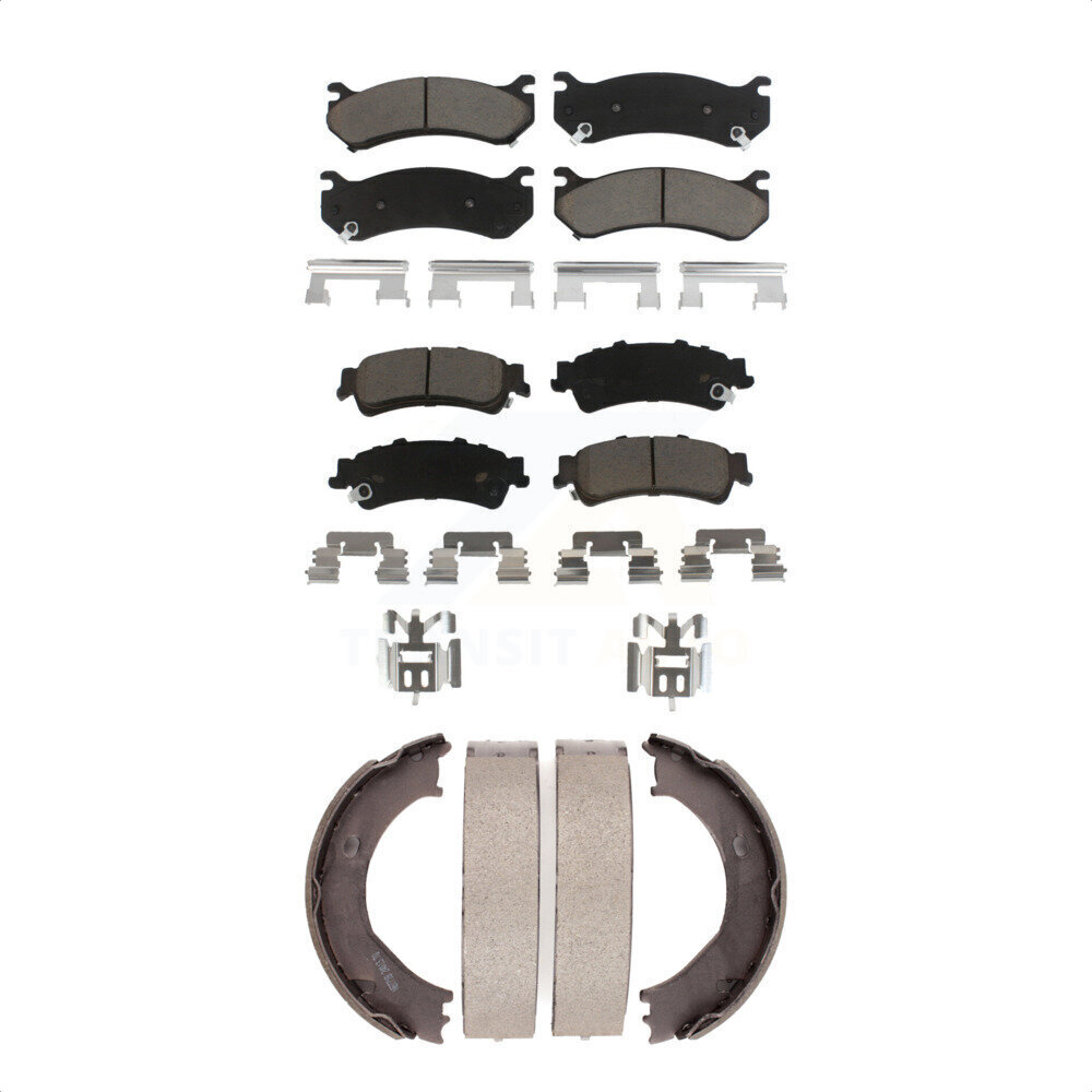 Transit Auto - KCN-100205 - Front and Rear Disc Brake Pad Kits