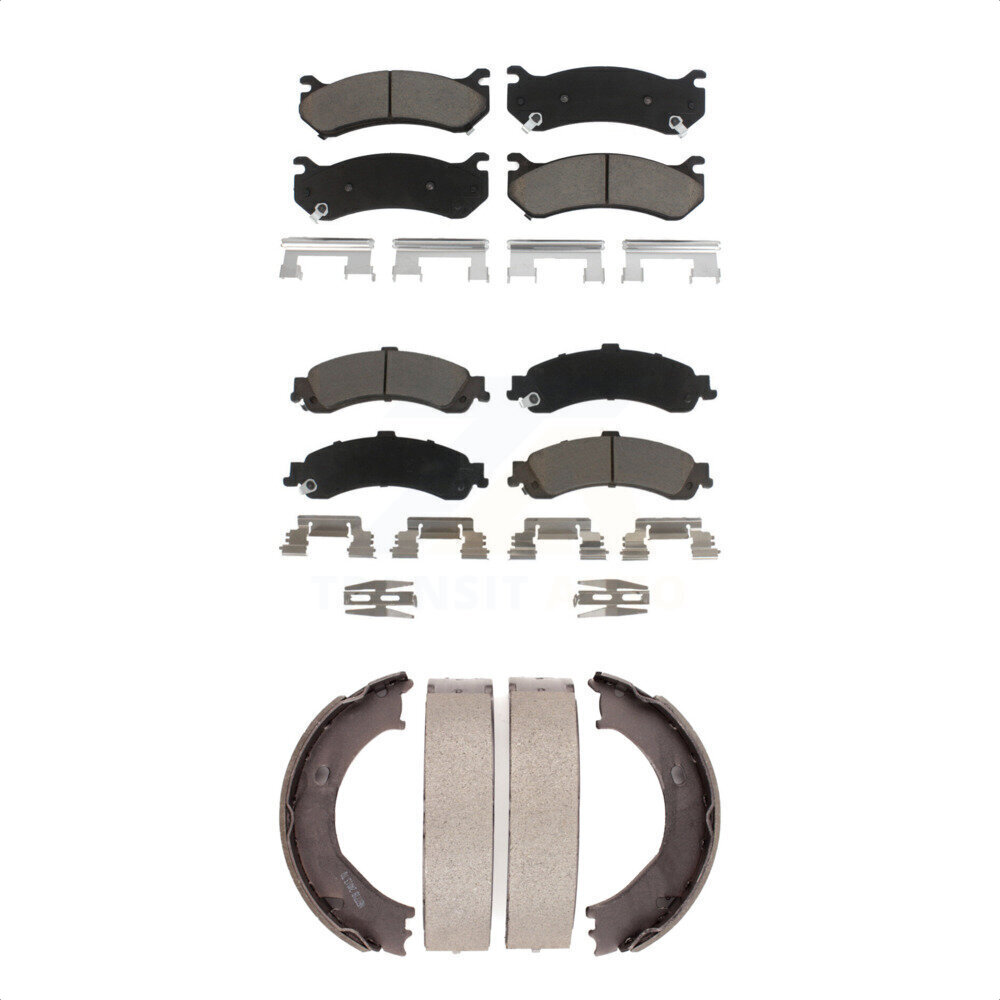 Transit Auto - KCN-100206 - Front and Rear Disc Brake Pad Kits