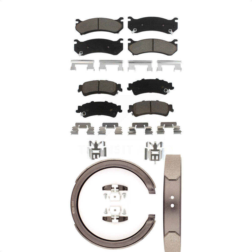 Transit Auto - KCN-100207 - Front and Rear Disc Brake Pad Kits