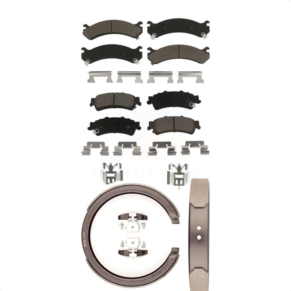 Transit Auto - KCN-100217 - Front and Rear Disc Brake Pad Kits