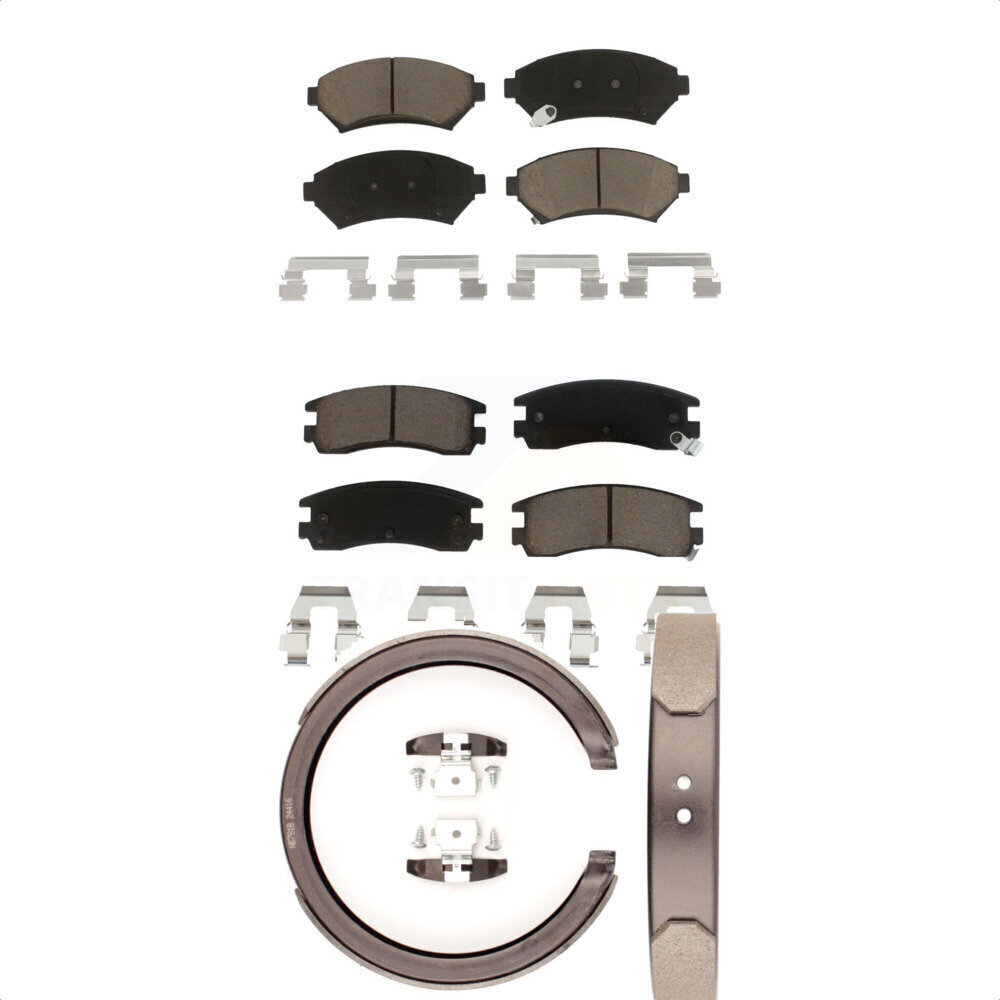 Transit Auto - KCN-100218 - Front and Rear Disc Brake Pad Kits
