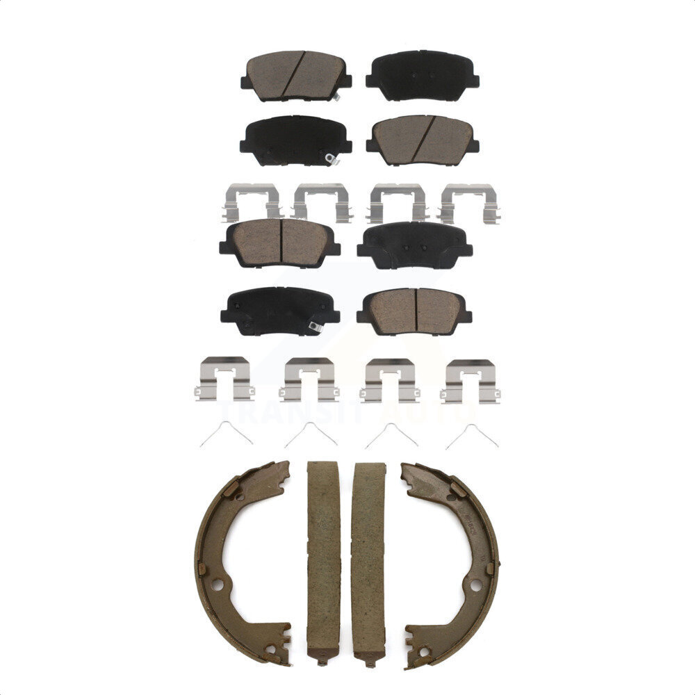 Transit Auto - KCN-100236 - Front and Rear Disc Brake Pad Kits