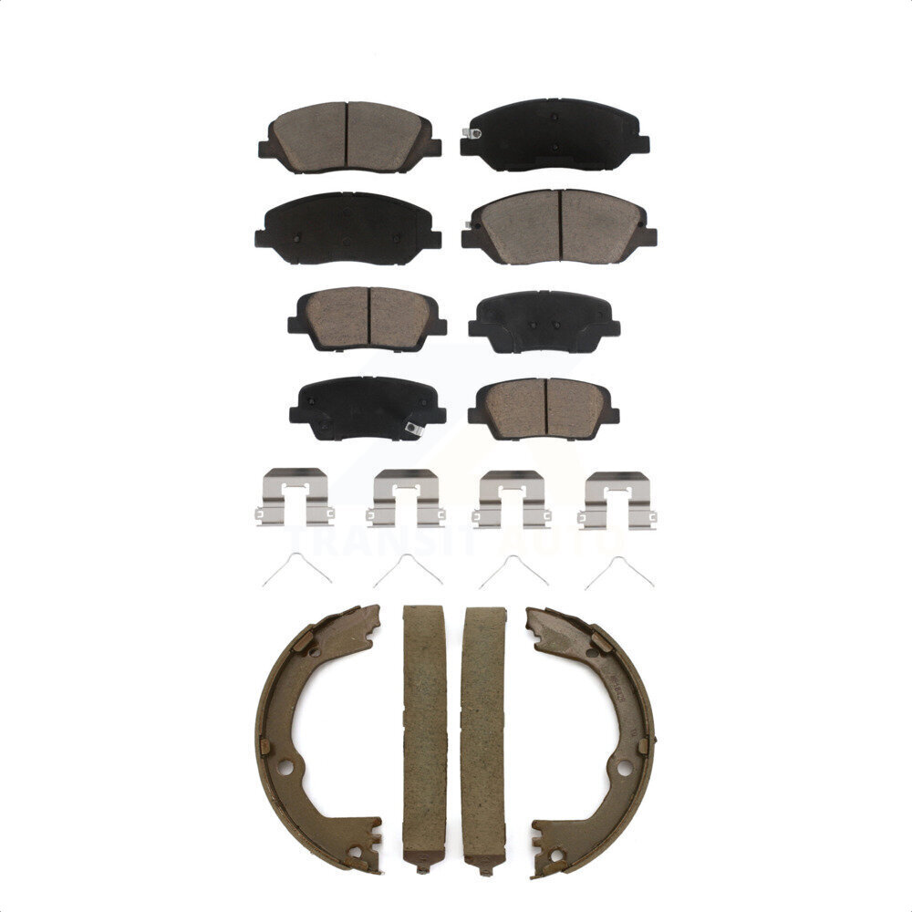 Transit Auto - KCN-100238 - Front and Rear Disc Brake Pad Kits