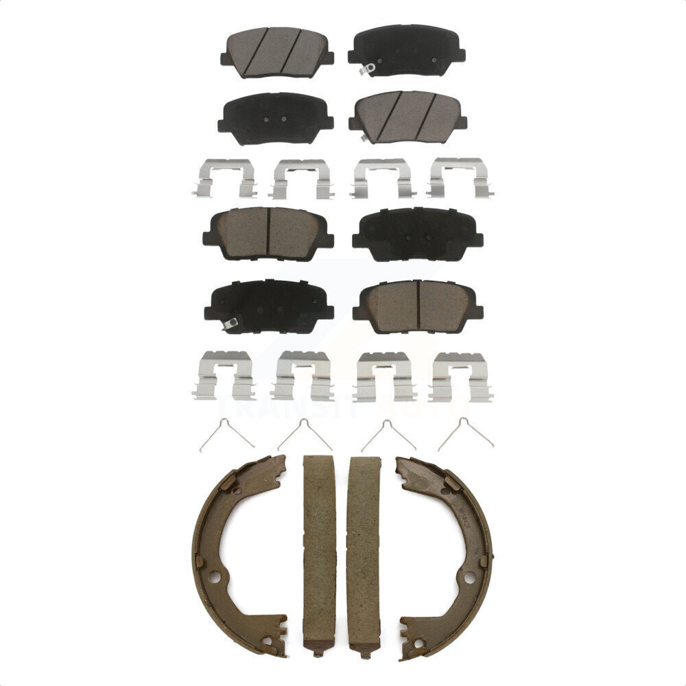 Transit Auto - KCN-100240 - Front and Rear Disc Brake Pad Kits