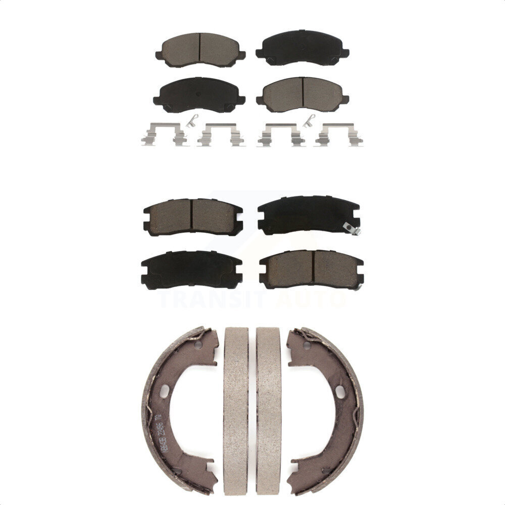 Transit Auto - KCN-100247 - Front and Rear Disc Brake Pad Kits