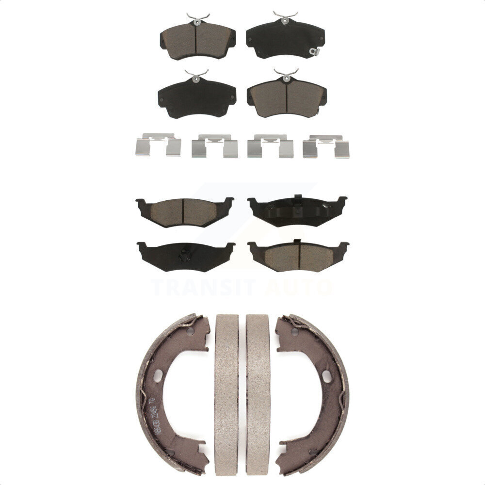 Transit Auto - KCN-100249 - Front and Rear Disc Brake Pad Kits