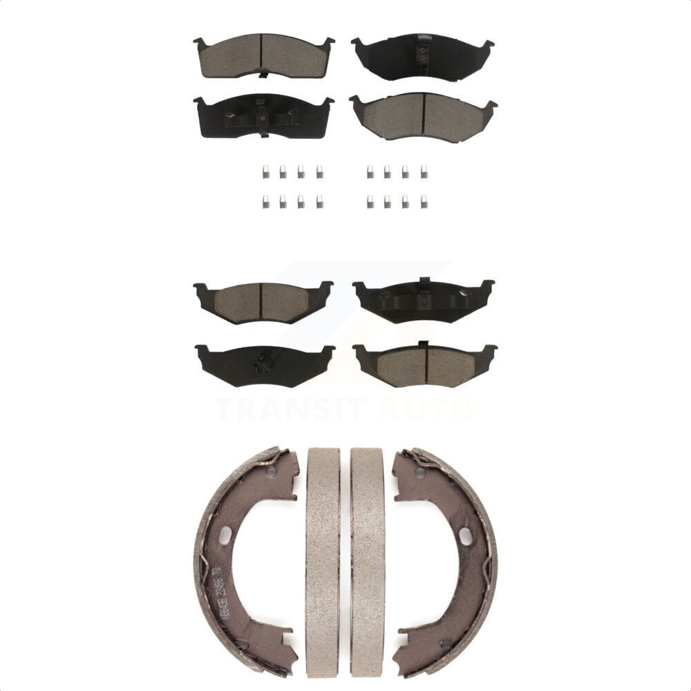 Transit Auto - KCN-100250 - Front and Rear Disc Brake Pad Kits