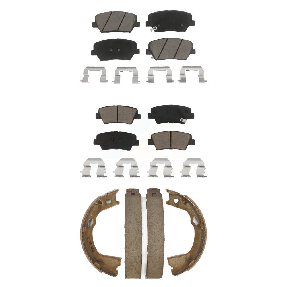 Transit Auto - KCN-100257 - Front and Rear Disc Brake Pad Kits