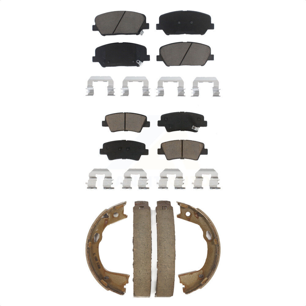 Transit Auto - KCN-100260 - Front and Rear Disc Brake Pad Kits