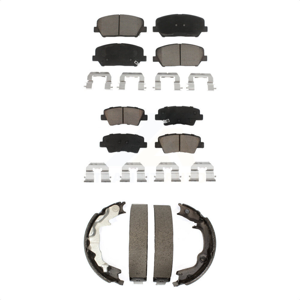 Transit Auto - KCN-100276 - Front and Rear Disc Brake Pad Kits
