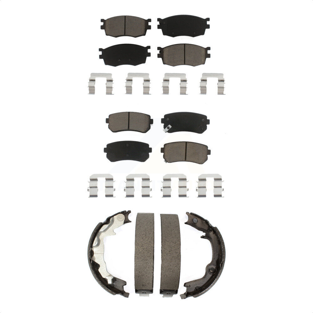 Transit Auto - KCN-100278 - Front and Rear Disc Brake Pad Kits