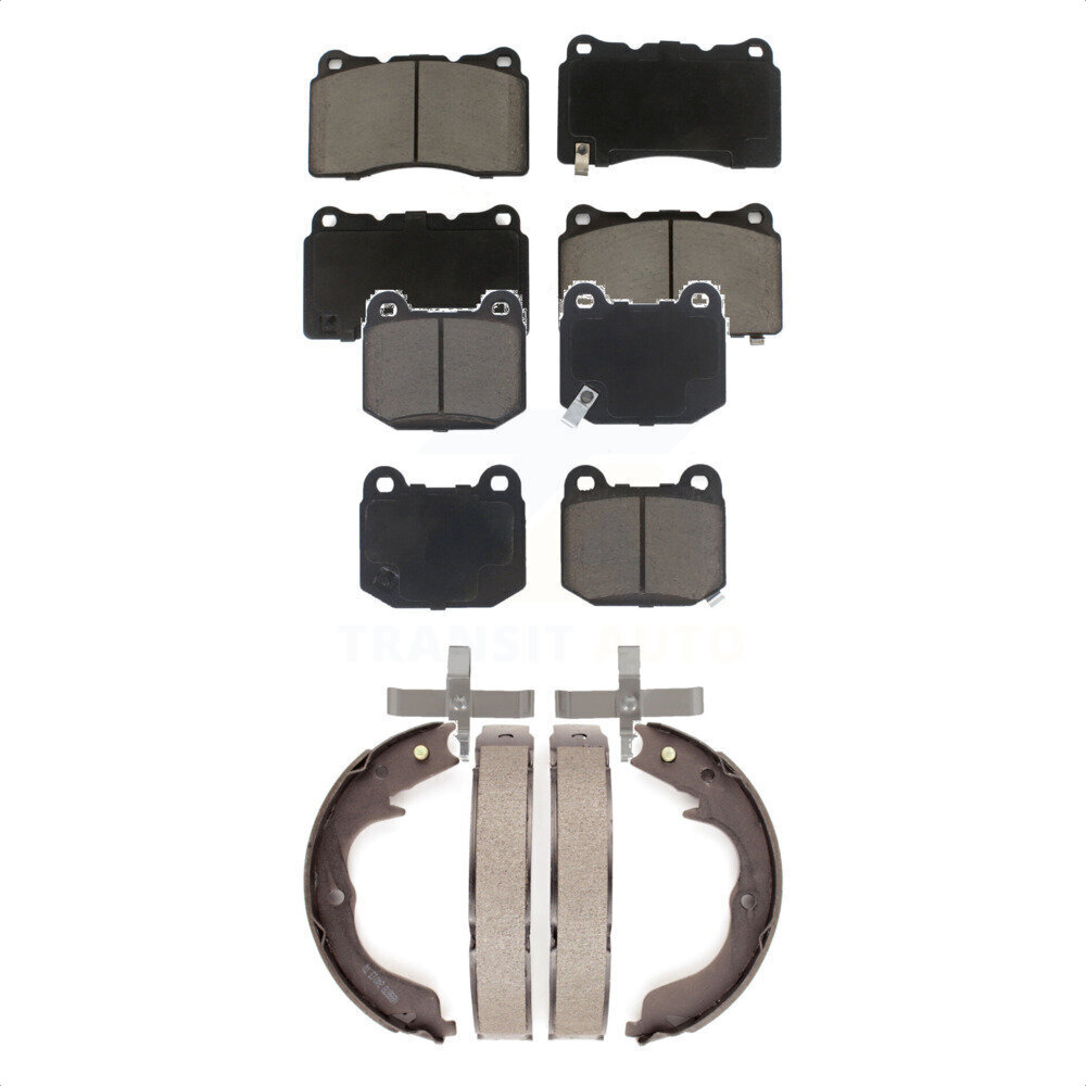 Transit Auto - KCN-100282 - Front and Rear Disc Brake Pad Kits