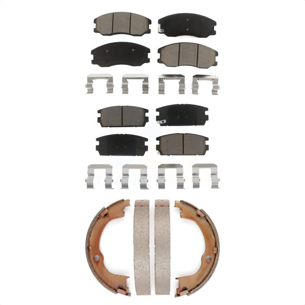 Transit Auto - KCN-100288 - Front and Rear Disc Brake Pad Kits
