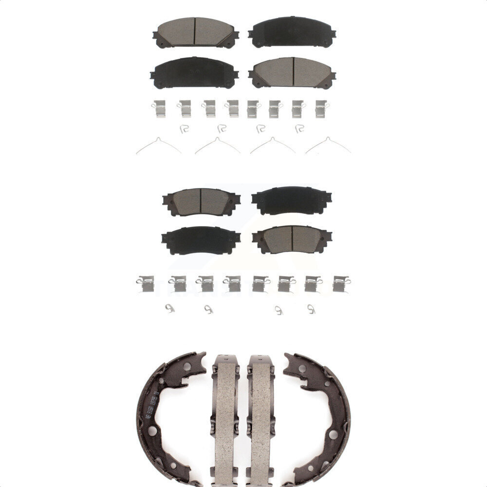 Transit Auto - KCN-100302 - Front and Rear Disc Brake Pad Kits