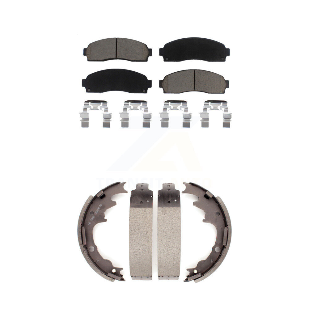 Transit Auto - KCN-100327 - Front and Rear Disc Brake Pad Kits