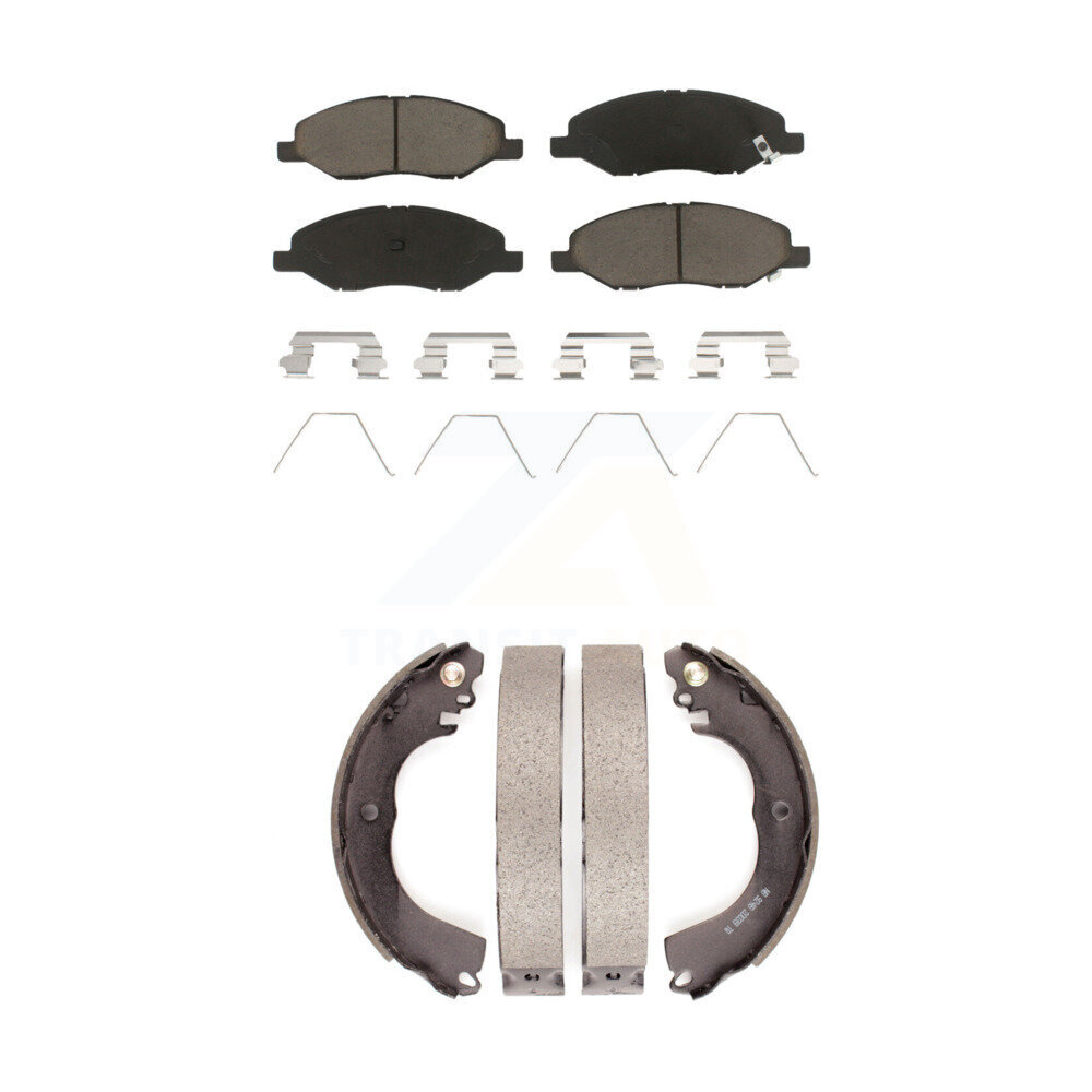Transit Auto - KCN-100349 - Front and Rear Disc Brake Pad Kits