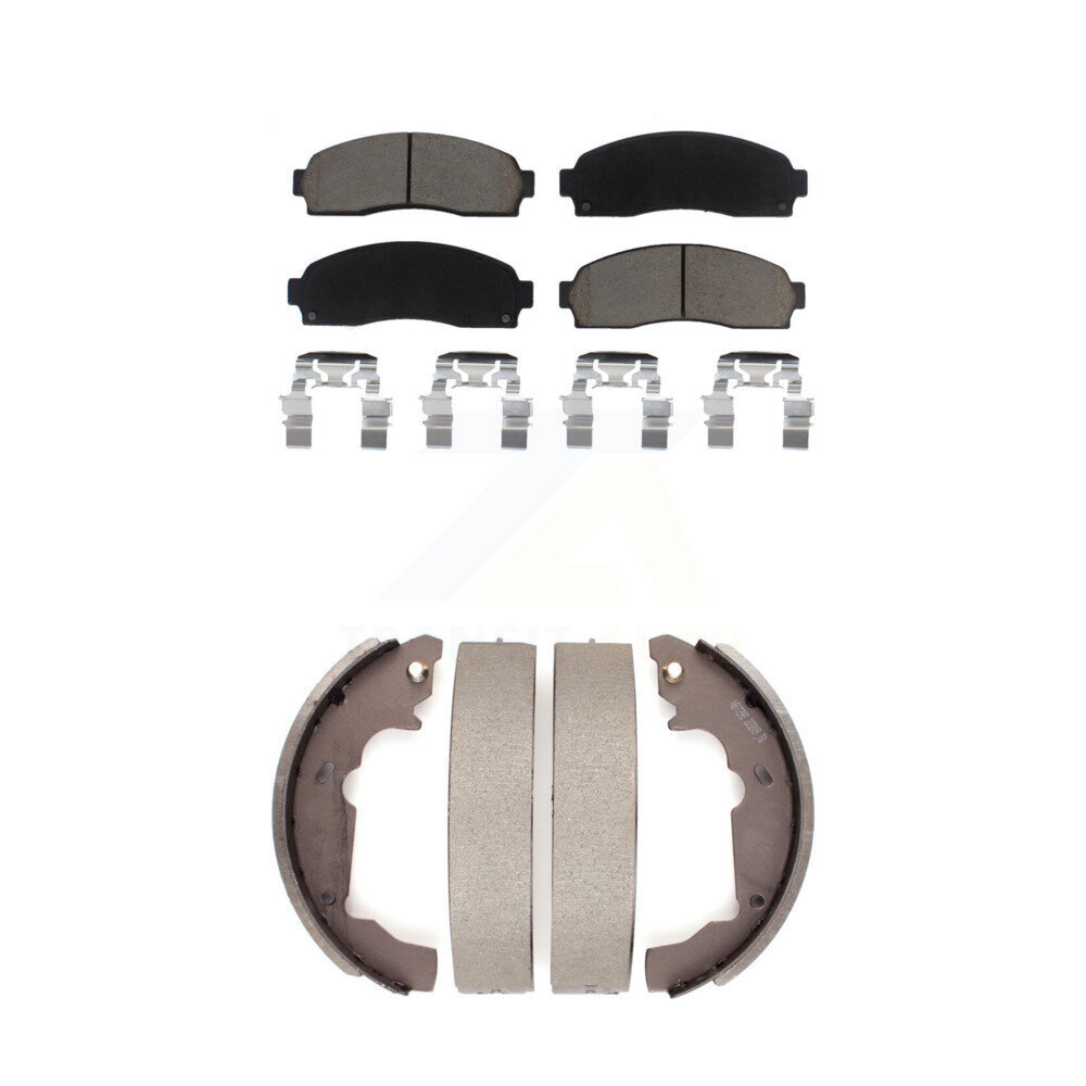 Transit Auto - KCN-100358 - Front and Rear Disc Brake Pad Kits