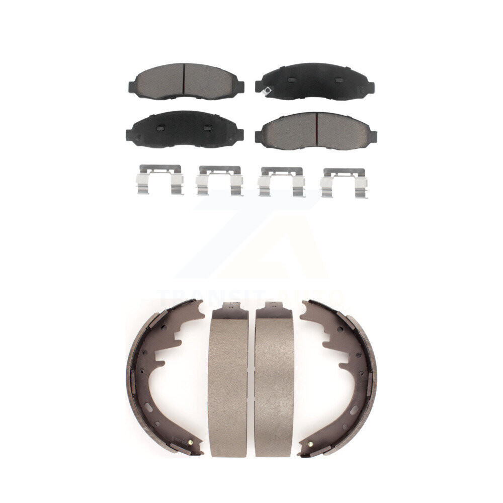 Transit Auto - KCN-100378 - Front and Rear Disc Brake Pad Kits