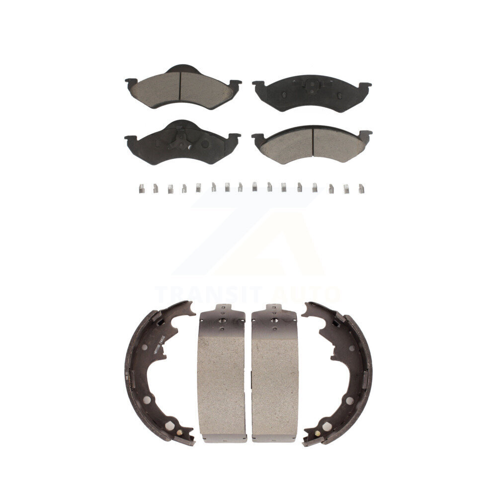Transit Auto - KCN-100380 - Front and Rear Disc Brake Pad Kits