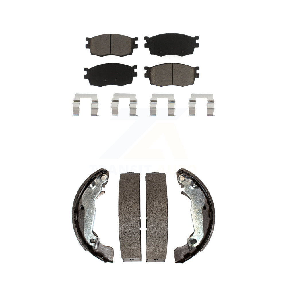 Transit Auto - KCN-100417 - Front and Rear Disc Brake Pad Kits