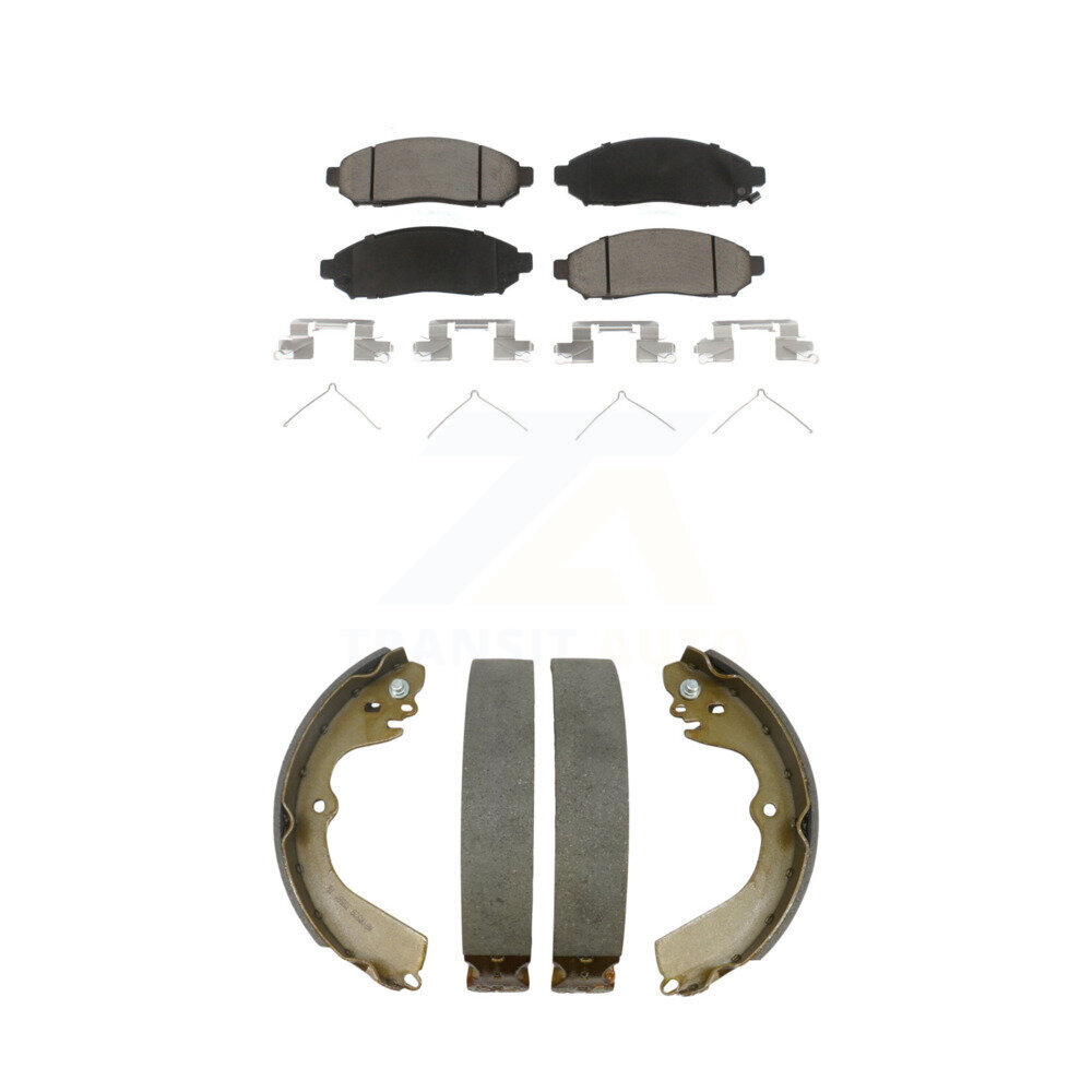 Transit Auto - KCN-100421 - Front and Rear Disc Brake Pad Kits