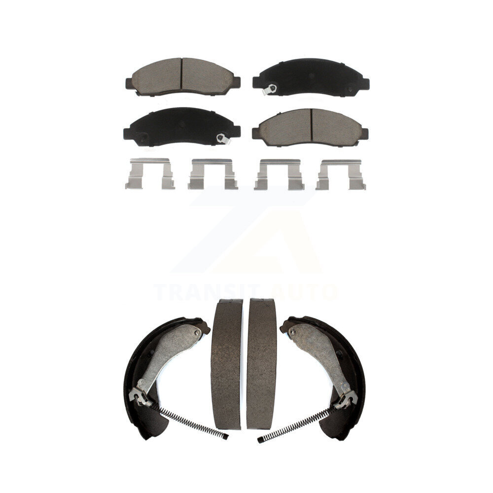 Transit Auto - KCN-100440 - Front and Rear Disc Brake Pad Kits