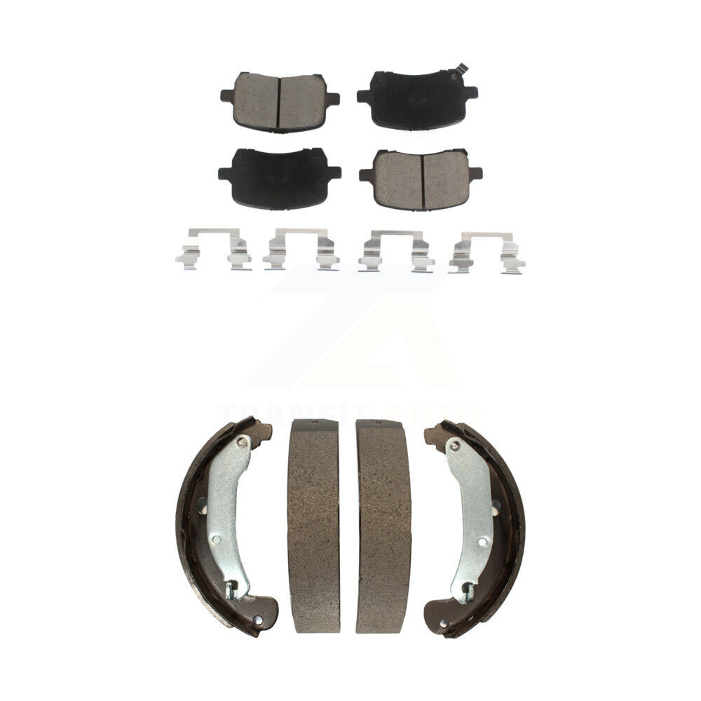 Transit Auto - KCN-100448 - Front and Rear Disc Brake Pad Kits