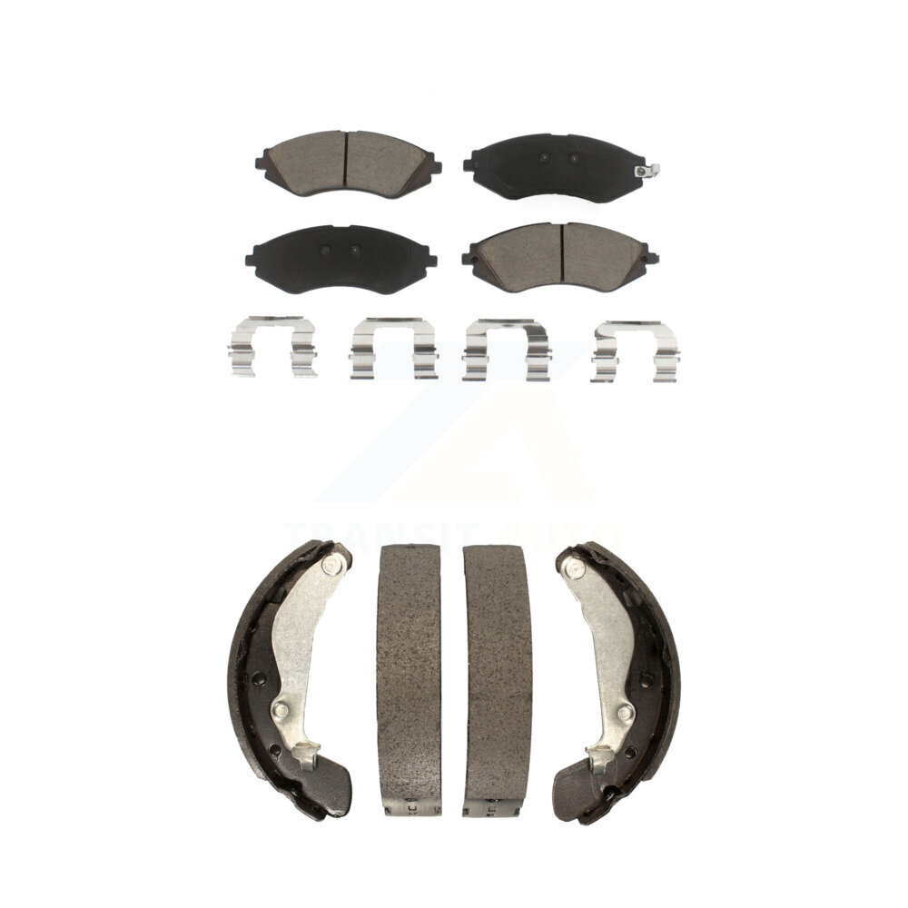 Transit Auto - KCN-100467 - Front and Rear Disc Brake Pad Kits