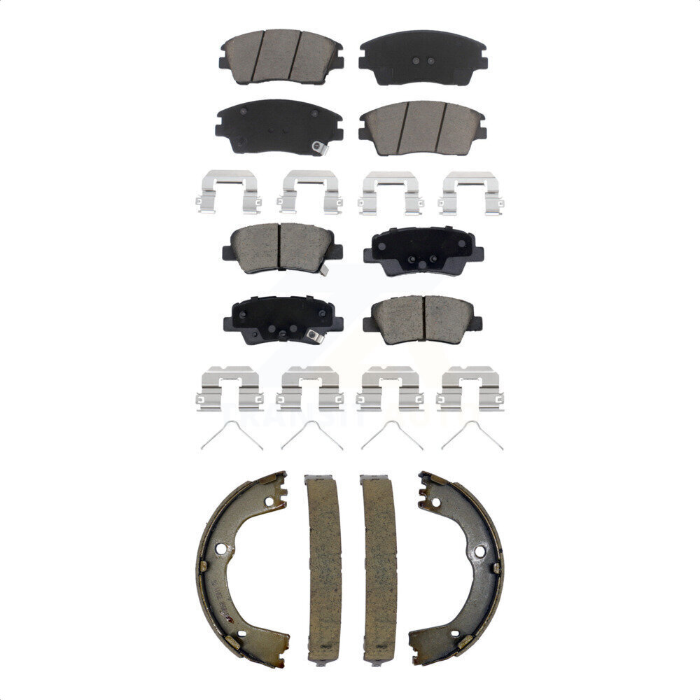 Transit Auto - KCN-100780 - Front and Rear Disc Brake Pad Kits