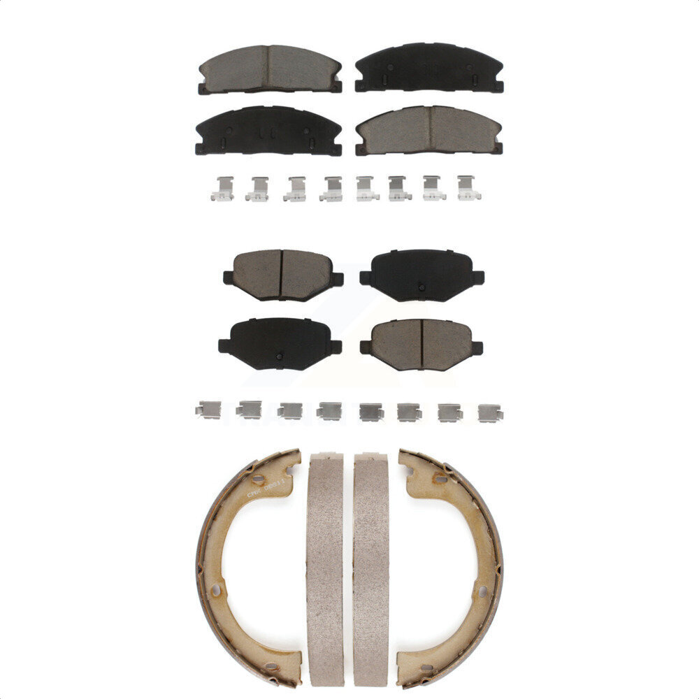 Transit Auto - KCN-100781 - Front and Rear Disc Brake Pad Kits
