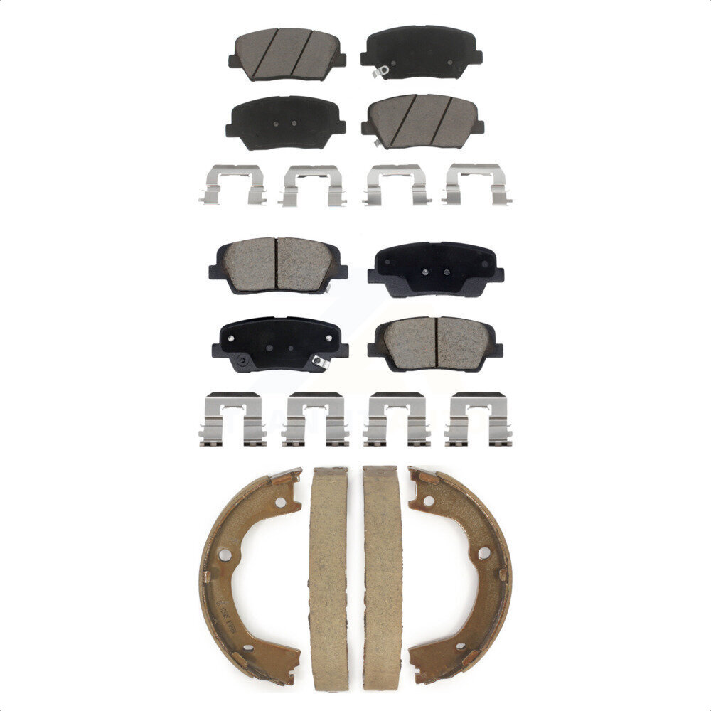 Transit Auto - KCN-100785 - Front and Rear Disc Brake Pad Kits