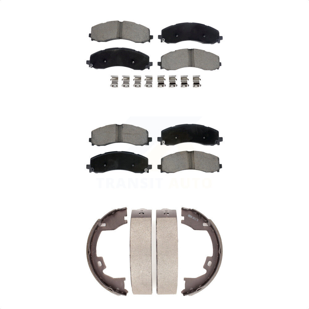 Transit Auto - KCN-100790 - Front and Rear Disc Brake Pad Kits