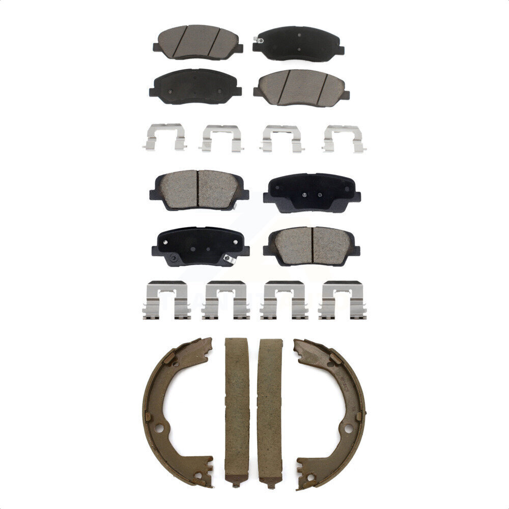 Transit Auto - KCN-100792 - Front and Rear Disc Brake Pad Kits