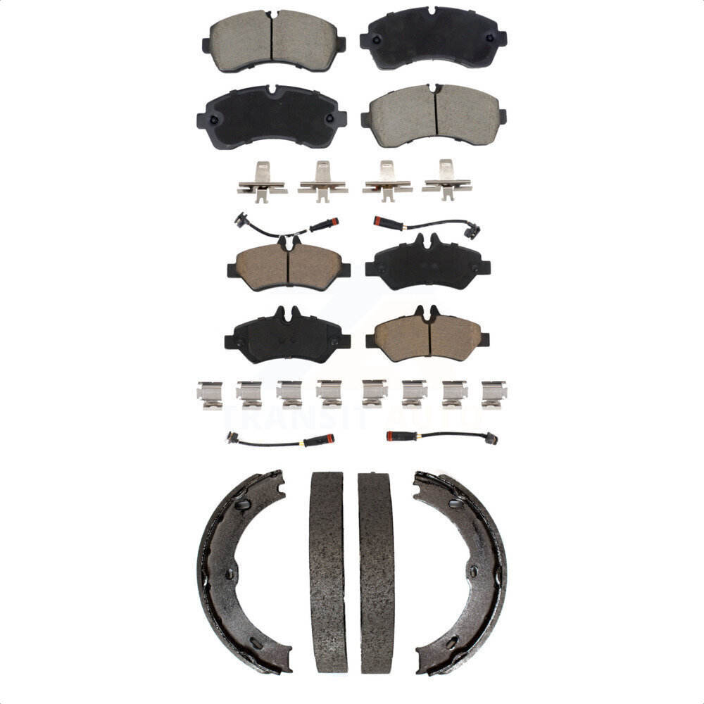 Transit Auto - KCN-100795 - Front and Rear Disc Brake Pad Kits