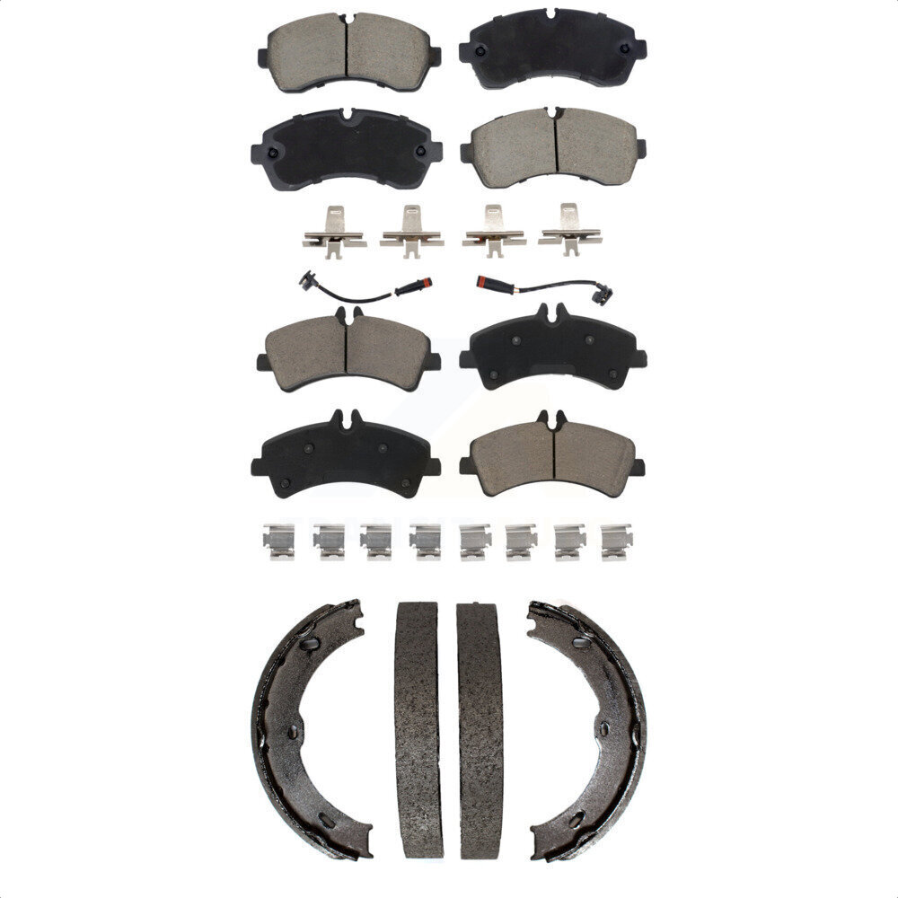 Transit Auto - KCN-100796 - Front and Rear Disc Brake Pad Kits