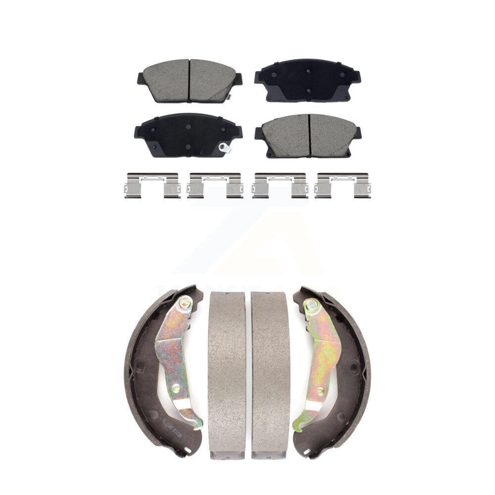 Transit Auto - KCN-100800 - Front and Rear Disc Brake Pad Kits