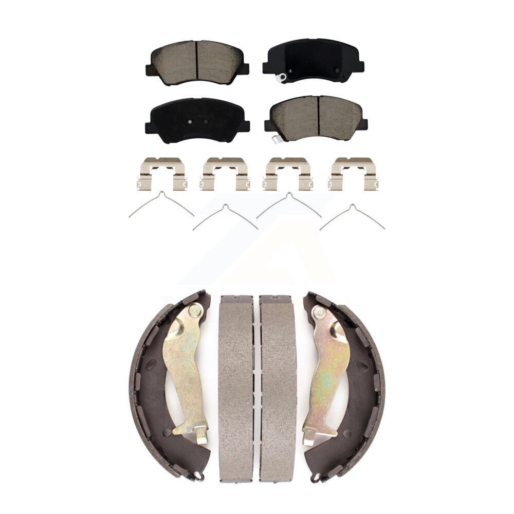 Transit Auto - KCN-100801 - Front and Rear Disc Brake Pad Kits