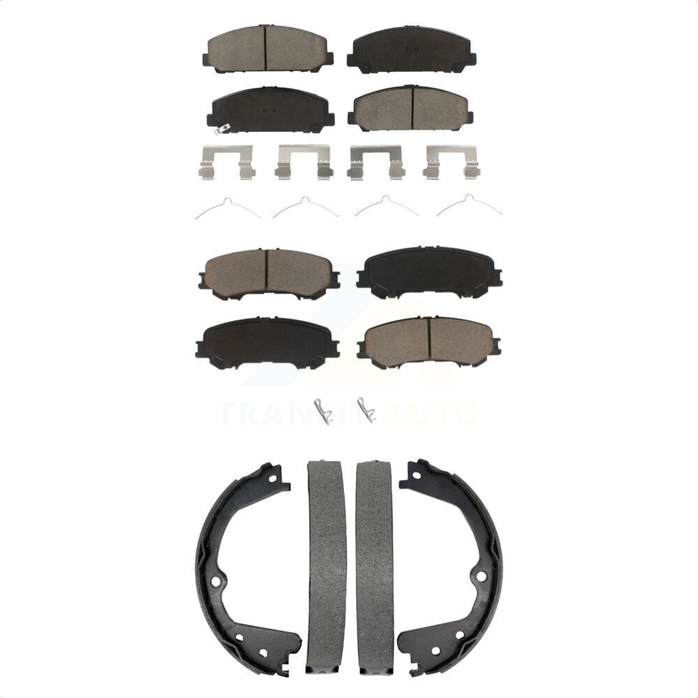 Transit Auto - KCN-100802 - Front and Rear Disc Brake Pad Kits