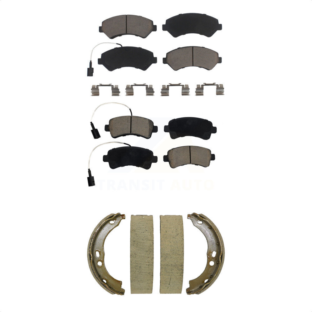 Transit Auto - KCN-100804 - Front and Rear Disc Brake Pad Kits