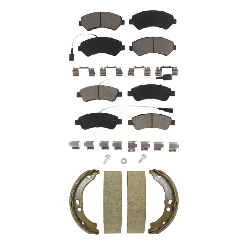 Transit Auto - KCN-100805 - Front and Rear Disc Brake Pad Kits