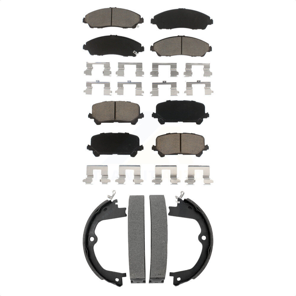 Transit Auto - KCN-100811 - Front and Rear Disc Brake Pad Kits