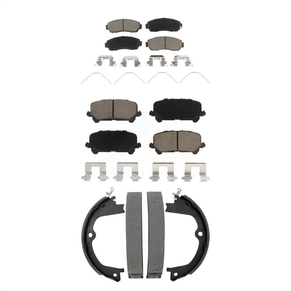 Transit Auto - KCN-100812 - Front and Rear Disc Brake Pad Kits