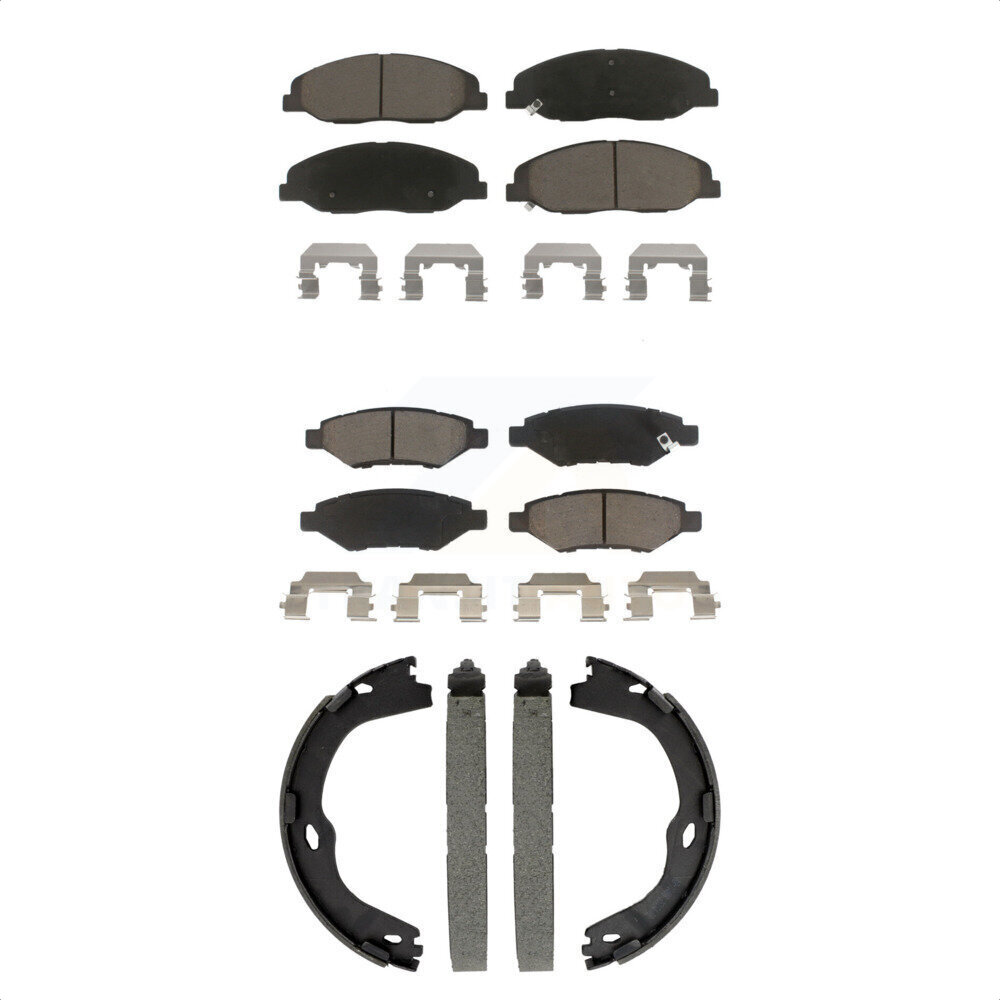 Transit Auto - KCN-100815 - Front and Rear Disc Brake Pad Kits