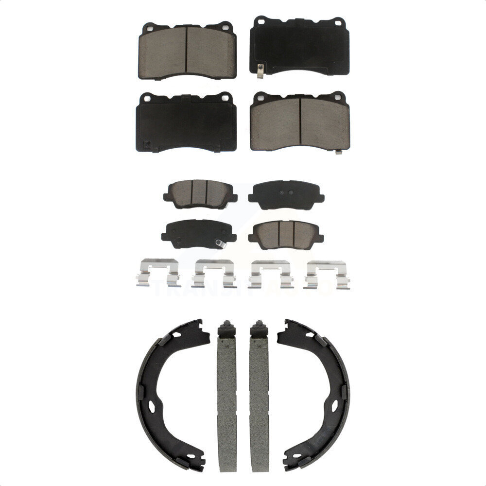Transit Auto - KCN-100816 - Front and Rear Disc Brake Pad Kits
