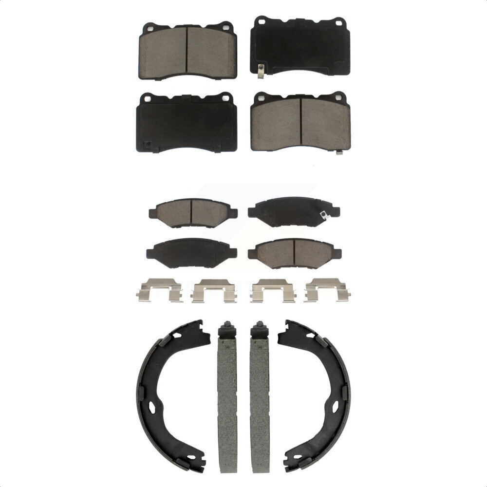Transit Auto - KCN-100817 - Front and Rear Disc Brake Pad Kits