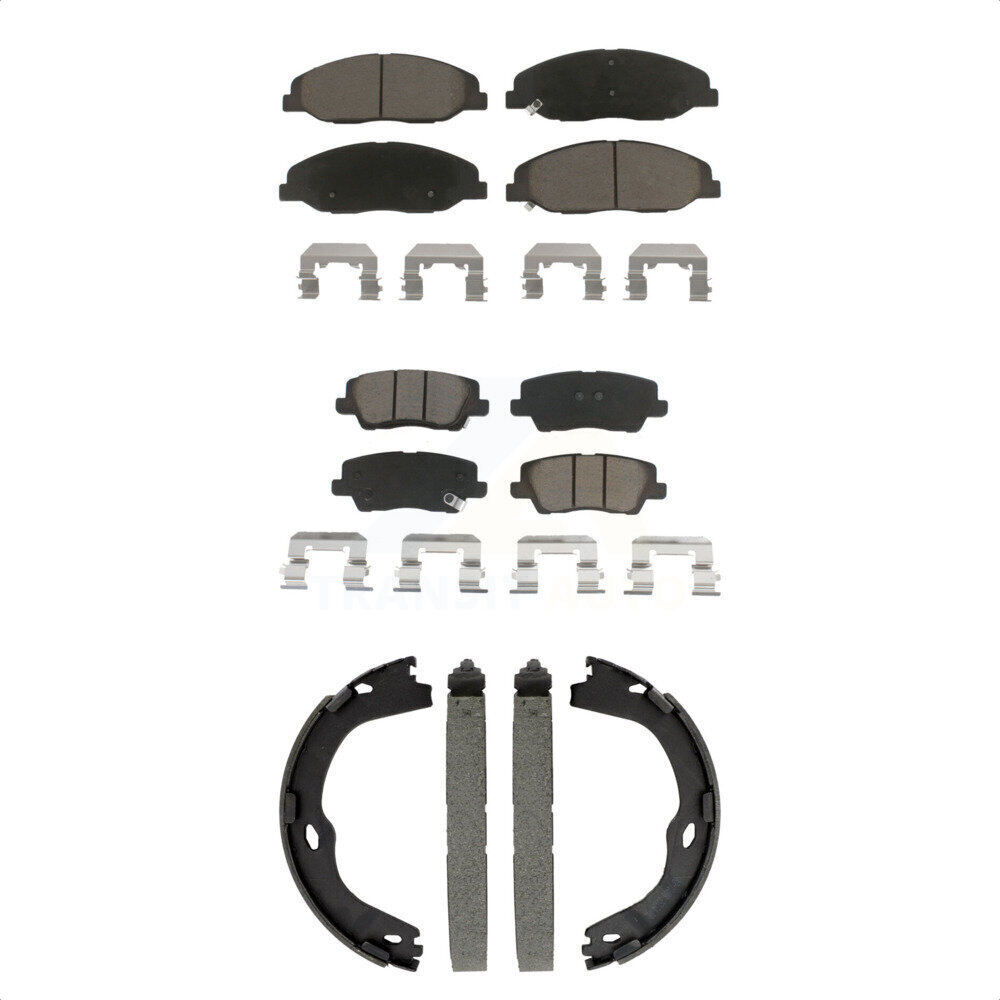 Transit Auto - KCN-100818 - Front and Rear Disc Brake Pad Kits