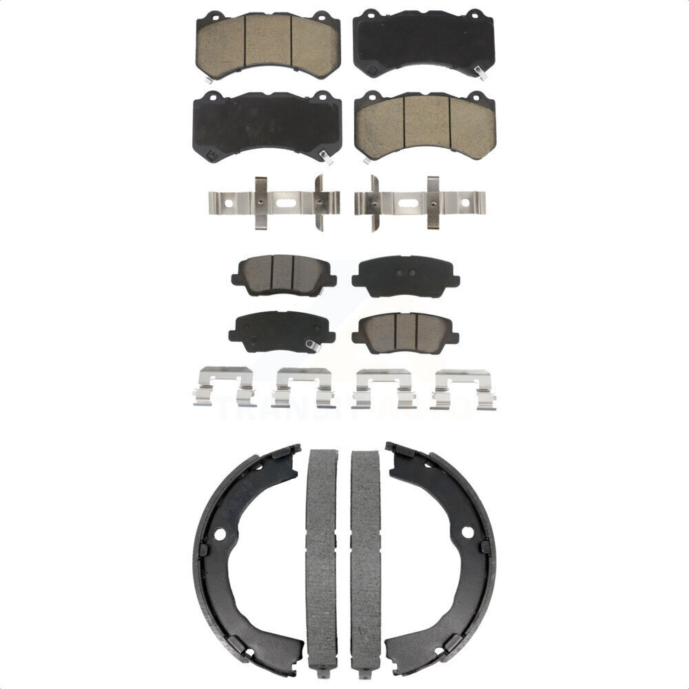 Transit Auto - KCN-100819 - Front and Rear Disc Brake Pad Kits