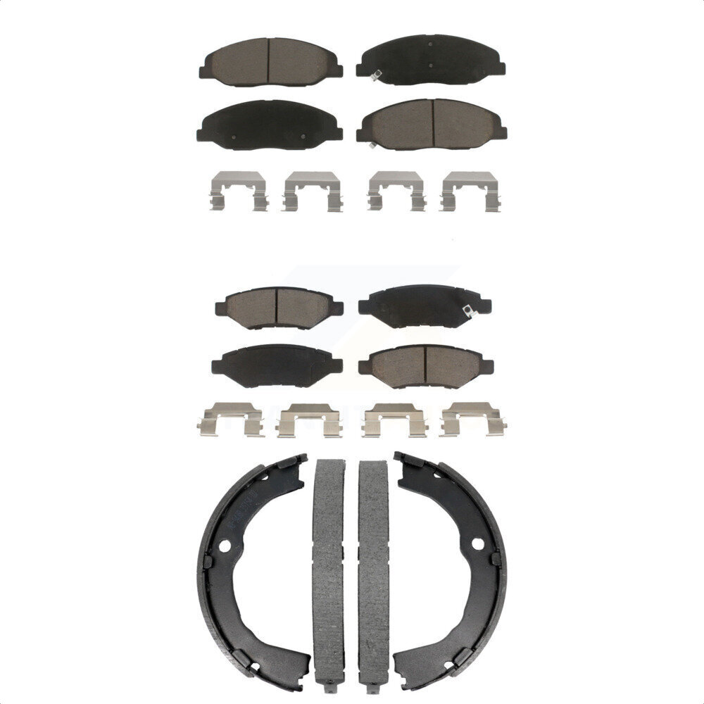 Transit Auto - KCN-100820 - Front and Rear Disc Brake Pad Kits