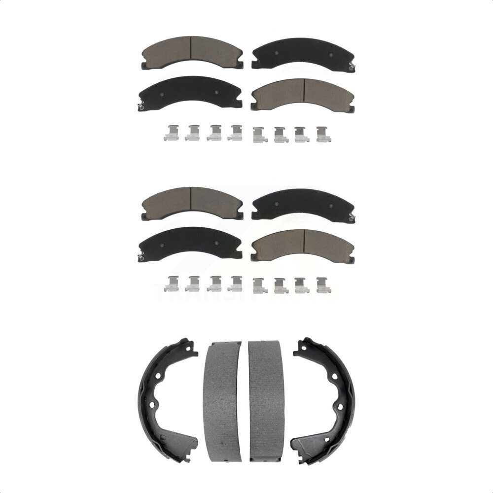 Transit Auto - KCN-100821 - Front and Rear Disc Brake Pad Kits