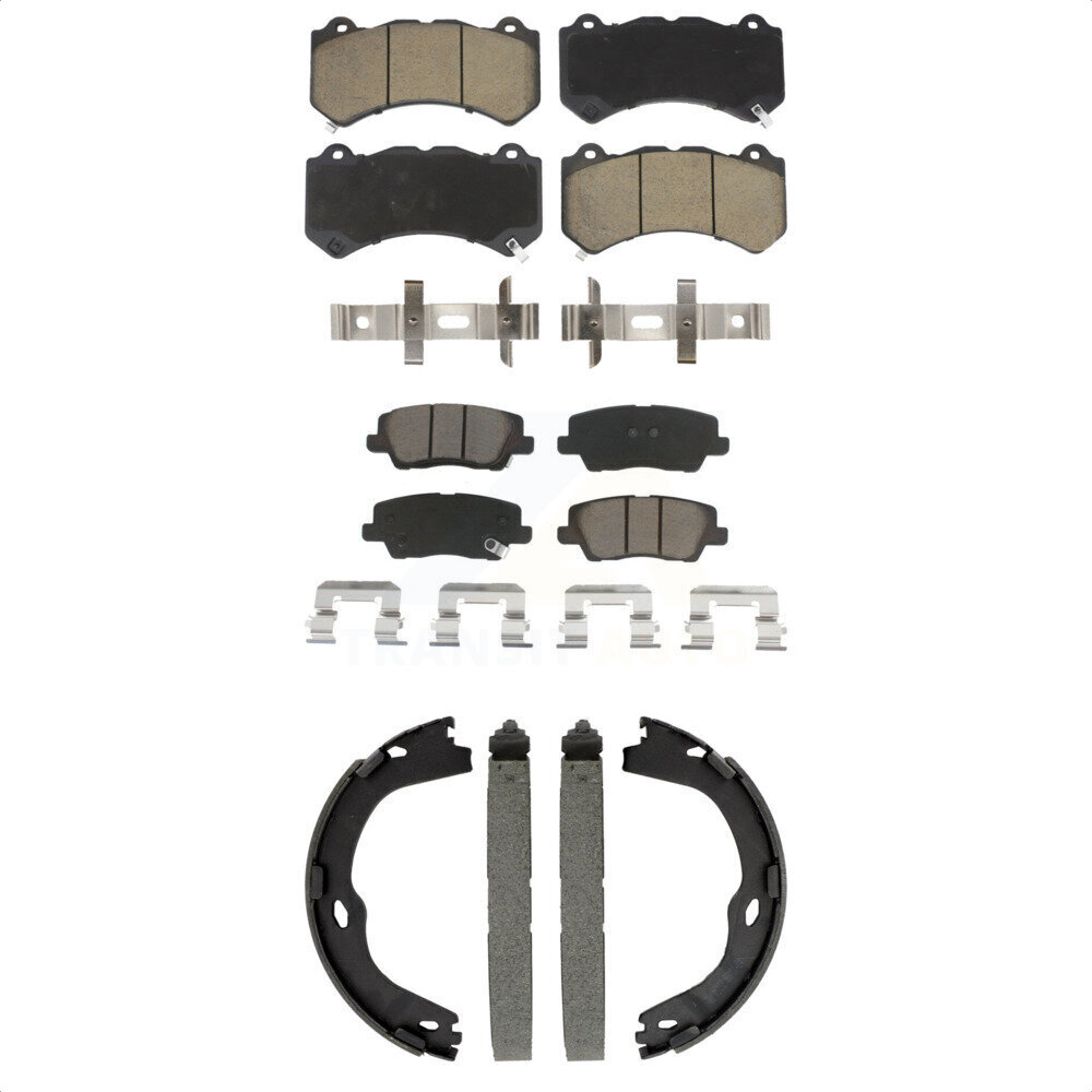 Transit Auto - KCN-100824 - Front and Rear Disc Brake Pad Kits